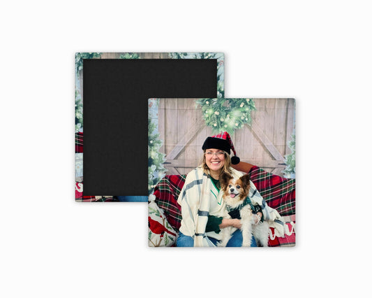 2" Square Custom Photo Magnets